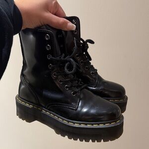 Black Platform Dr. Martens